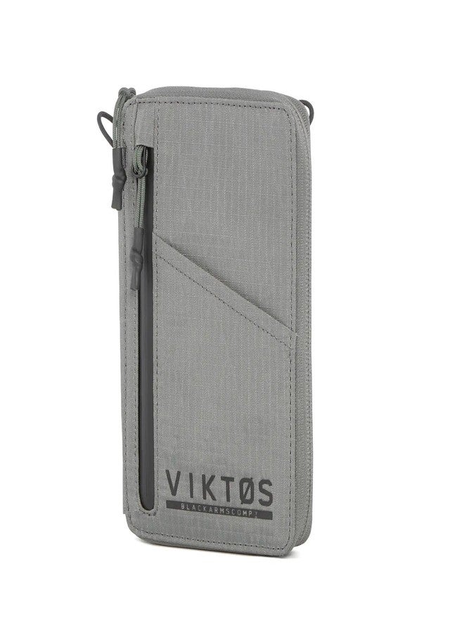 VIKTOS Upscale Travel Wallet | Durable Weather-Resistant Compact Lightweight Tactical Everyday Carry Outdoor Storage Accessory Reinforced with a Carbon Fiber Chassis | 7.5" H x 4.5" W x 1" D, Greyman - Image 1